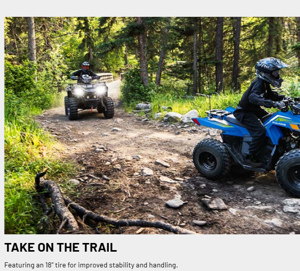 2025 Polaris Outlaw 70 EFI Age 6+