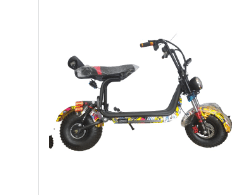 Mini 6 Harley best Bluetooth motor scooters | dual battery design